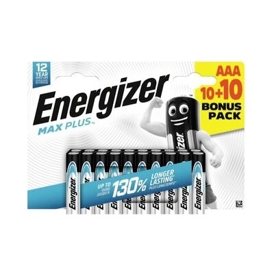 Energizer Alkaline MAX Plus AAA 20ks 7638900451269