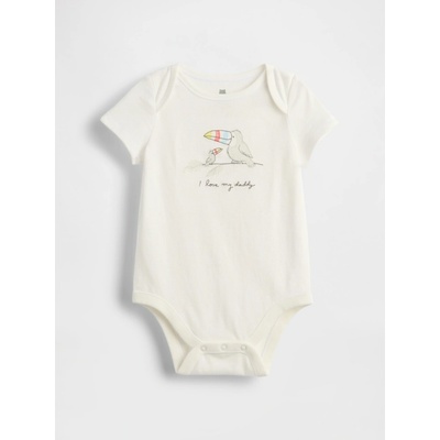 GAP Baby body Biela
