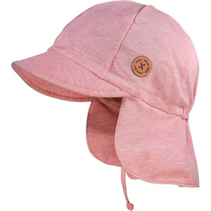 maximo Детска шапка с козирка maximo Kids' Mini Peak Cap, Band, Neck Protector Cap - Altrosameliert / Rehbraun - размер 49 cm (904-6709-0114)