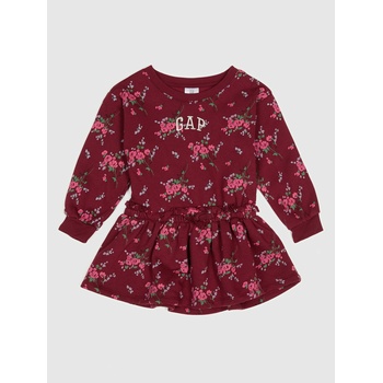 GAP Бебешка суитшърт рокля с лого GAP GAP | Cherven | Момичешки | 2 години
