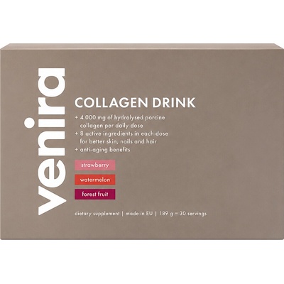 Venira Premium kolagénový drink pre vlasy nechty a pleť mix príchuťou 30 dávok