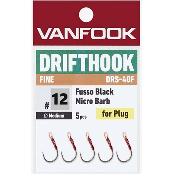 VANFOOK DRIFTHOOK DRS-40F vel.12 5 ks