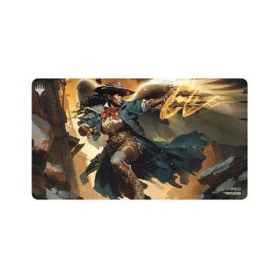 Подложка за игри с карти Ultra Pro Playmat: Magic The Gathering - Outlaws of Thunder Junction, White (REM38392)