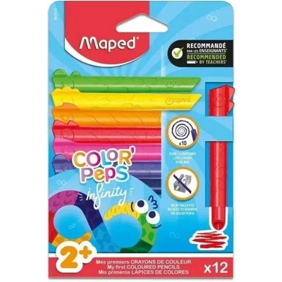 Maped: Color Peps Infinity Kidy sada barevných tužek 12 ks
