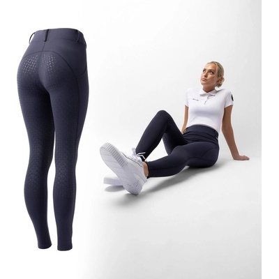 Horze Jeggings Dea Termo Full grip dámské dark navy – Zboží Dáma