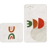 Mila Home Бежови килими за баня в комплект 2 бр. 60x100 cm - Mila Home (Bathmat-2li-Set196)