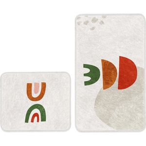 Mila Home Бежови килими за баня в комплект 2 бр. 60x100 cm - Mila Home (Bathmat-2li-Set196)