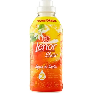 Lenor Elixir Омекотител концентрат с аромат портокалова кора и морски бриз, 525мл, 25 пранета