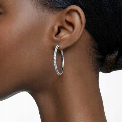 SWAROVSKI Náušnice kruhy Stone Hoop RHS