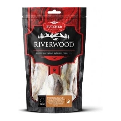 Riverwood Butcher сушени лакомства заешки уши с козина 100gr