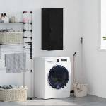 vidaXL Стенен шкаф Черния дъб 34, 5 x 34 x 90 см Инженерна дървесина (882749)
