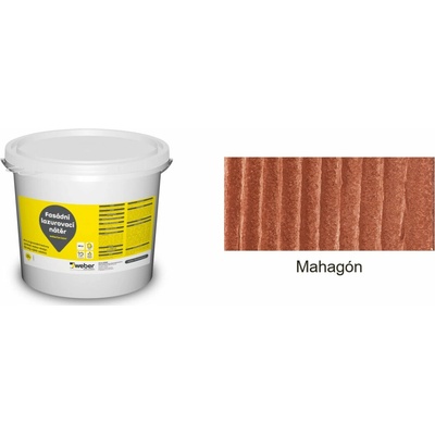 Weber weberton lazur dekoratívny lazúrovací náter pre imitáciu dreva Mahagón 20 kg