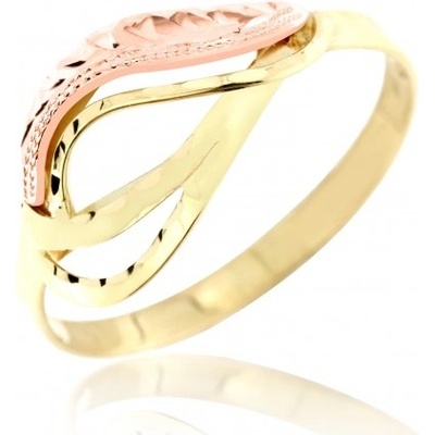 Luxur prsten Miri v kombinaci žlutého a červeného zlata 3210065 0 58 0