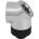 Thermaltake Pacific SF 45 Degree Adapter - Silver Black (CL-W397-CU00SL-A)