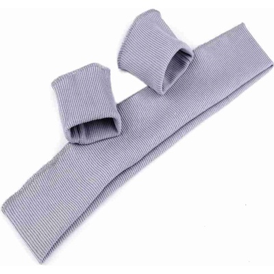 Pro Háčkování Náplet 7 cm sada světle šedá
