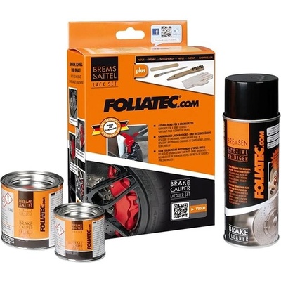 FOLIATEC dvousložková barva na brzdy černá matná (Midnight black matt) 200 g | Zboží Auto