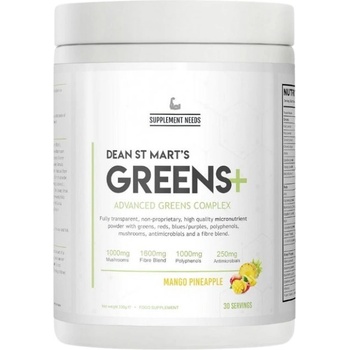 Image 1 of Supplement Needs Greens+ [330 грама] Манго с ананас