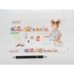 Cubika Wooden Threaded Figures Gnomes on String Blocks 13654