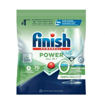 Finish Капсули за съдомиялна Finish All in 1 Power 0% 70 бр