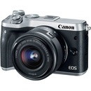 Цифрови фотоапарати Canon EOS M6 +EF-M 15-45mm IS STM Silver (1725C012AA)