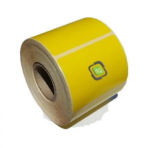 ZINTA Самозалепващи TH етикети ZINTA 38х25 mm, 1000 ет. /ролка, жълти (38X25X1000-TH-YEL)