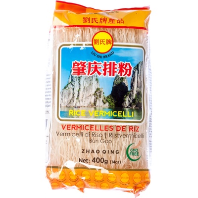 Liu Shi Nudle rýžové kulaté 400 g