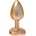 DreamToys Gleaming Love Plug Matte Gold Small