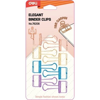 DELI метални щипки E78206, (11106149)
