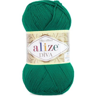 Příze Alize Diva 893 - trávově zelená