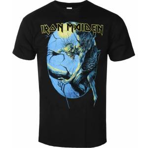 ROCK OFF мъжка тениска Iron Maiden - FOTD Oval Eddie Moon - Черна - ROCK OFF - IMTEE148MB