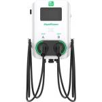  Зарядна станция iHunt EV Dual AC Wallbox, 2×22 kW, 2×Type 2, с монетизация (28414)