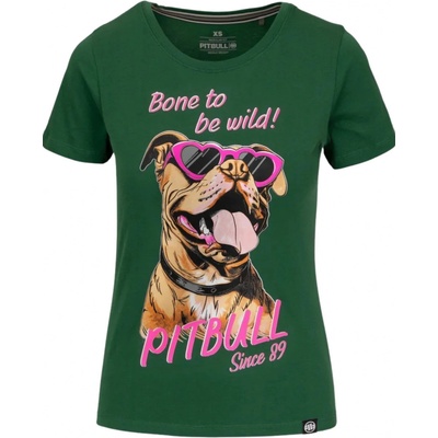 PitBull West Coast dámske tričko Sunglasses green zelená