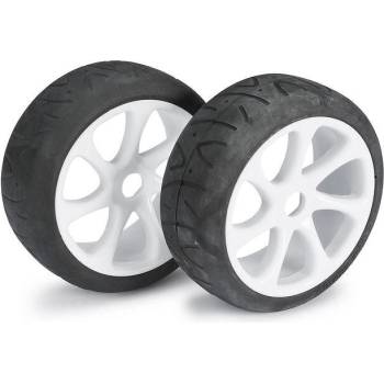 ABSIMA Гуми асфалтови за онроуд бъги модел Абсима Wheel Set Buggy "7 Spoke / Street" white 1: 8 (2 pcs) 2530009 (2530009)