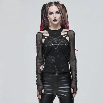 Image 1 of Devil fashion дамска тениска с дълъг ръкав devil fashion - tt176