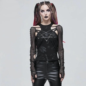 Devil fashion дамска тениска с дълъг ръкав devil fashion - tt176