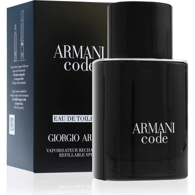 Giorgio Armani Code toaletná voda pánska 50 ml plniteľná