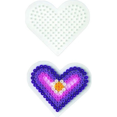 Hama Midi - podložka malé srdce