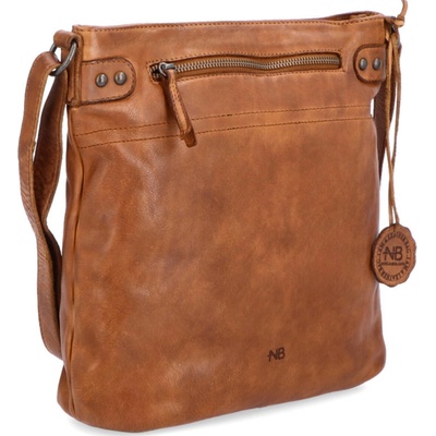 Noelia Bolger kabelka crossbody NB 2006 KO koňaková