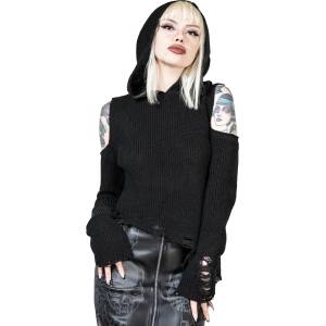 KILLSTAR дамски пуловер KILLSTAR - Crowned Misery - черно - KSRA009469
