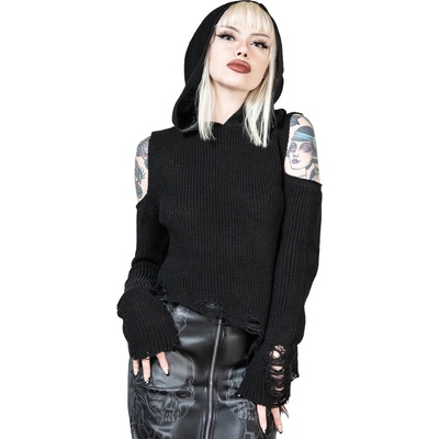 KILLSTAR дамски пуловер KILLSTAR - Crowned Misery - черно - KSRA009469