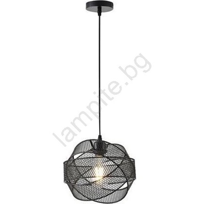 EUROLAMP Пендел 1xE27/40W/230V черен (EU0350)
