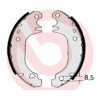 Sada brzdových čeľustí BREMBO S 61 535
