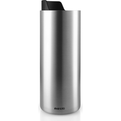 Eva Solo Чаша за пътуване TO GO 350 мл, с черен капак, неръждаема стомана, Eva Solo (ES567070)