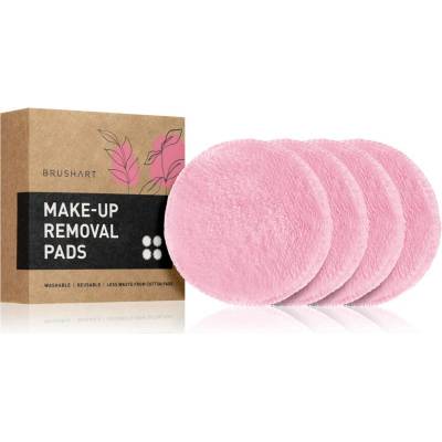 BrushArt Home Salon Make up removal pads pratelné odličovací tampony z mikrovlákna 4 ks