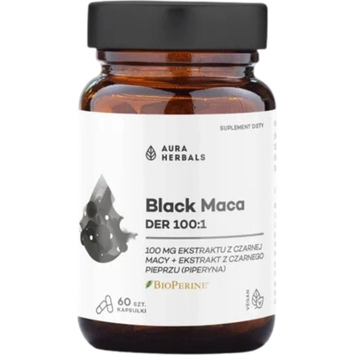 Aura Herbals Black Maca 60 kapslí