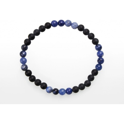 SVĚT KAMENŮ s.r.o. Onyx MIX (sodalit) náramek pánský 6 mm 00168526