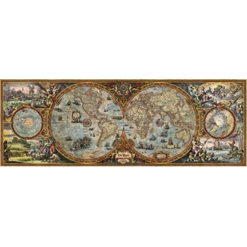 Heye Historická mapa světa polokoule Rajko Zigic 6000 dílků