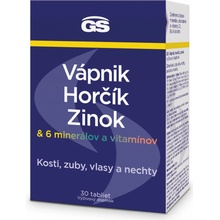 GS Vápník Hořčík Zinok 30 tabliet