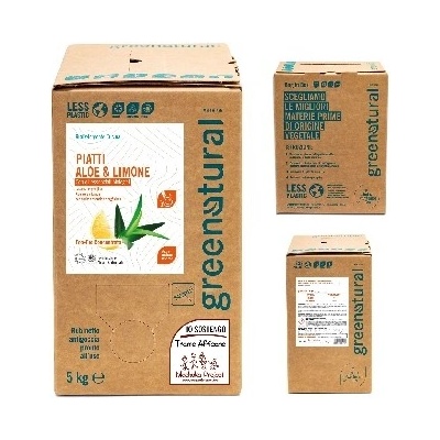 Greenatural Prostriedok na umývanie riadu aloe vera a citrón 5 kg