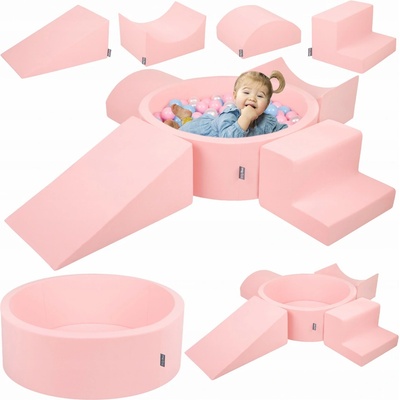 KiddyMoon PPZP-OK30D-115 Suchý bazén + 200 loptičiek